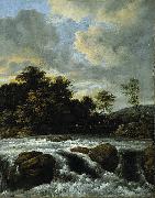 Jacob Isaacksz. van Ruisdael Landscape with Waterfall china oil painting artist